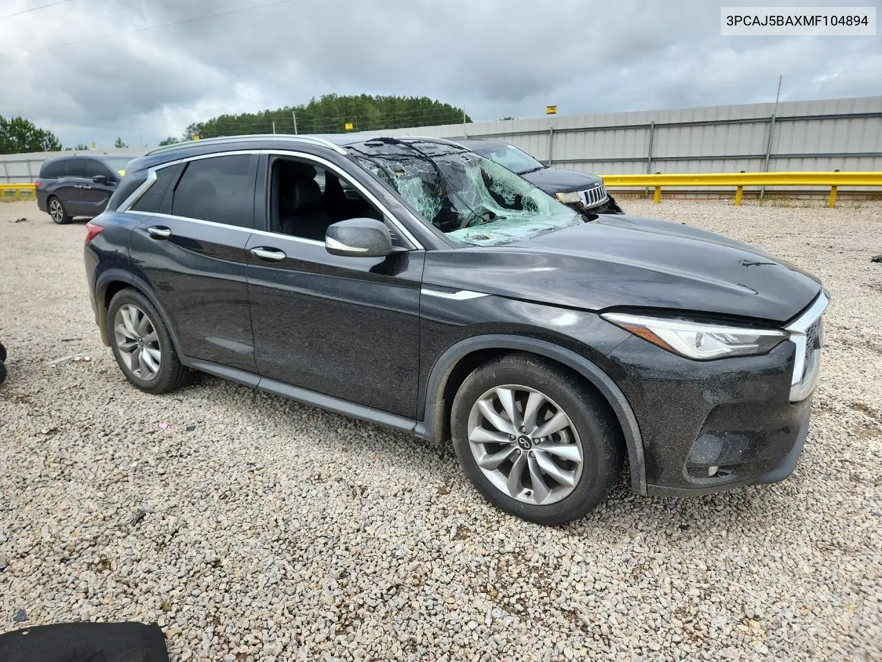 2021 Infiniti Qx50 Luxe VIN: 3PCAJ5BAXMF104894 Lot: 57464186