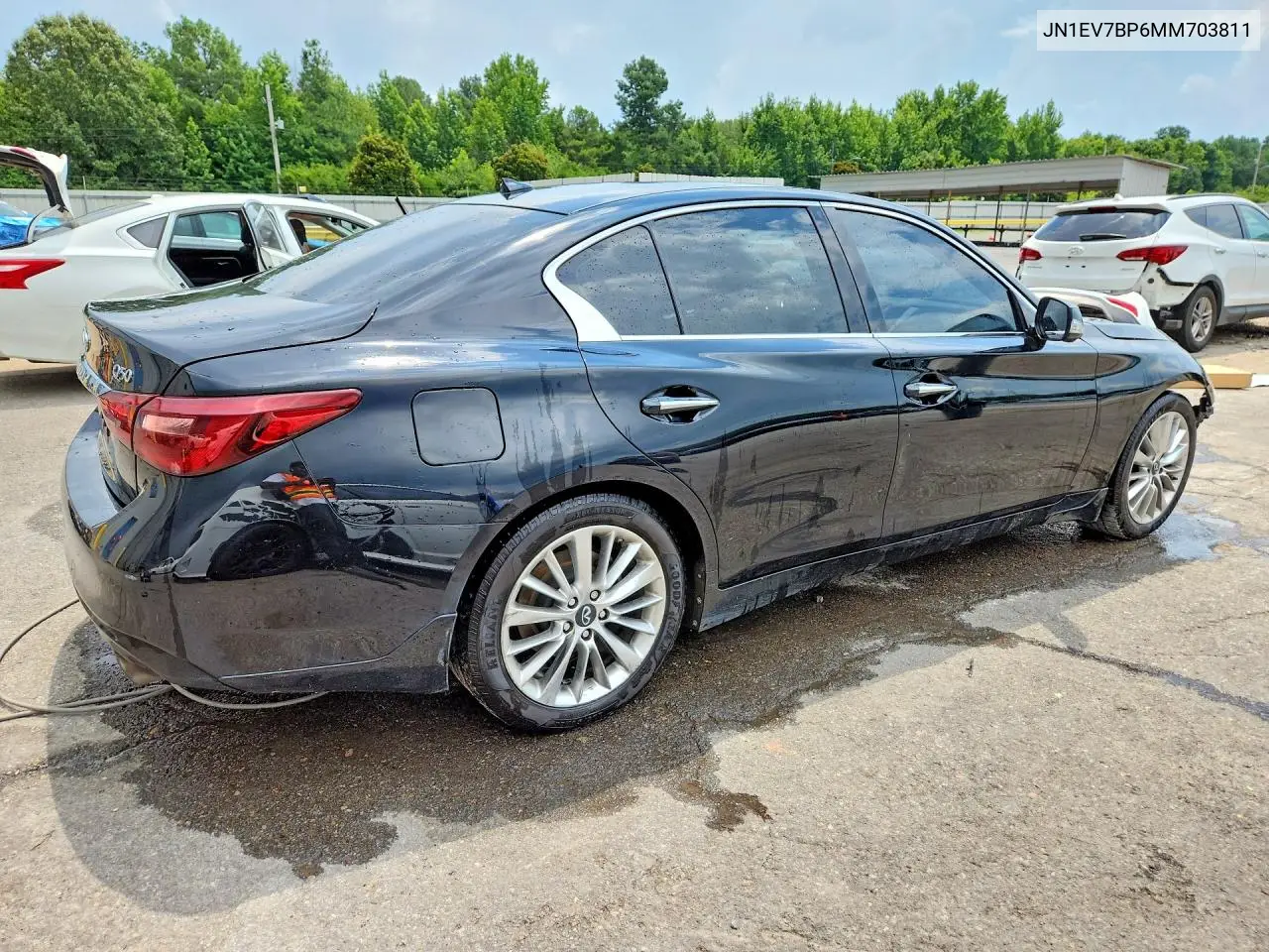 2021 Infiniti Q50 Luxe VIN: JN1EV7BP6MM703811 Lot: 85983835