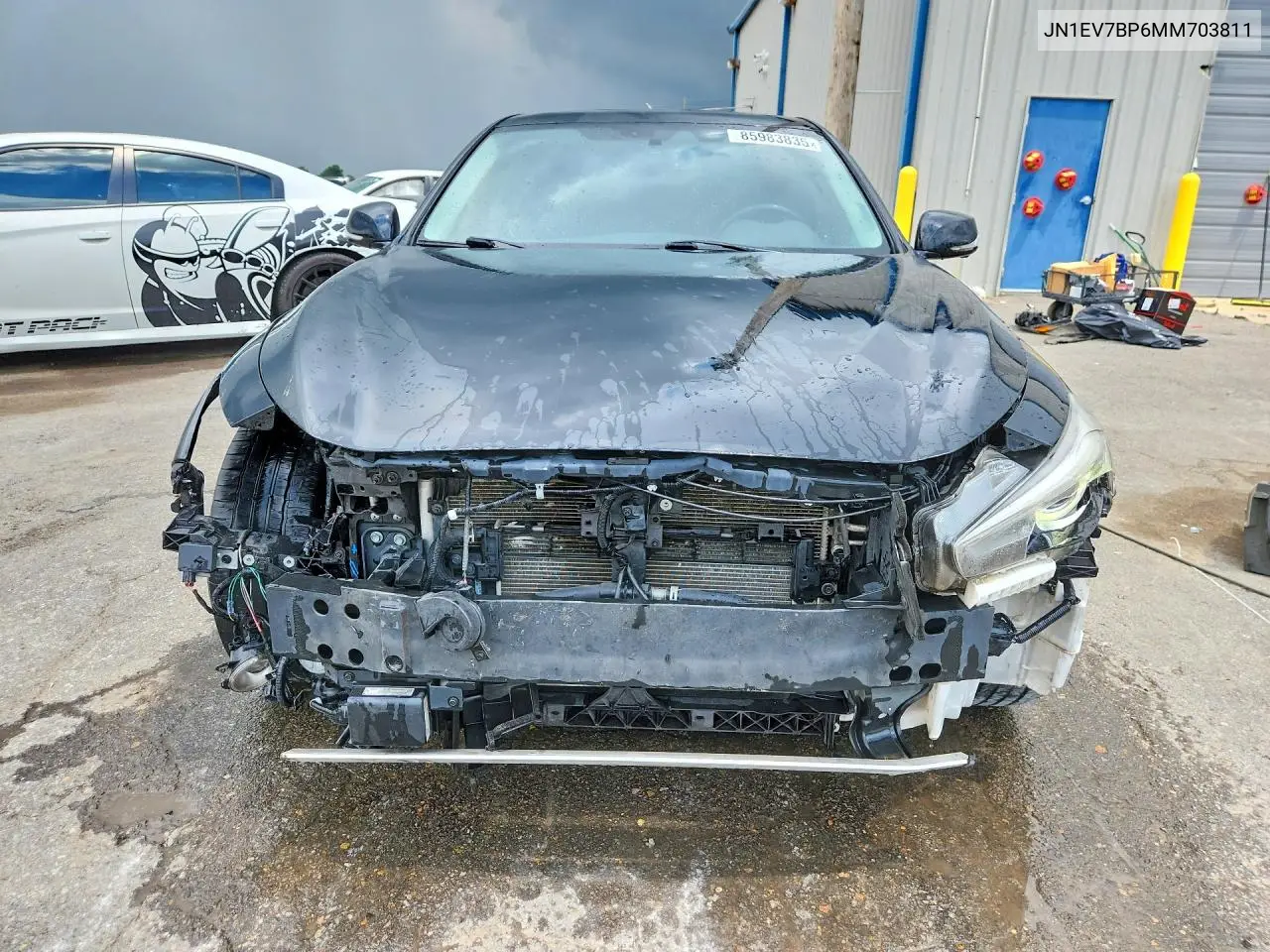 2021 Infiniti Q50 Luxe VIN: JN1EV7BP6MM703811 Lot: 85983835