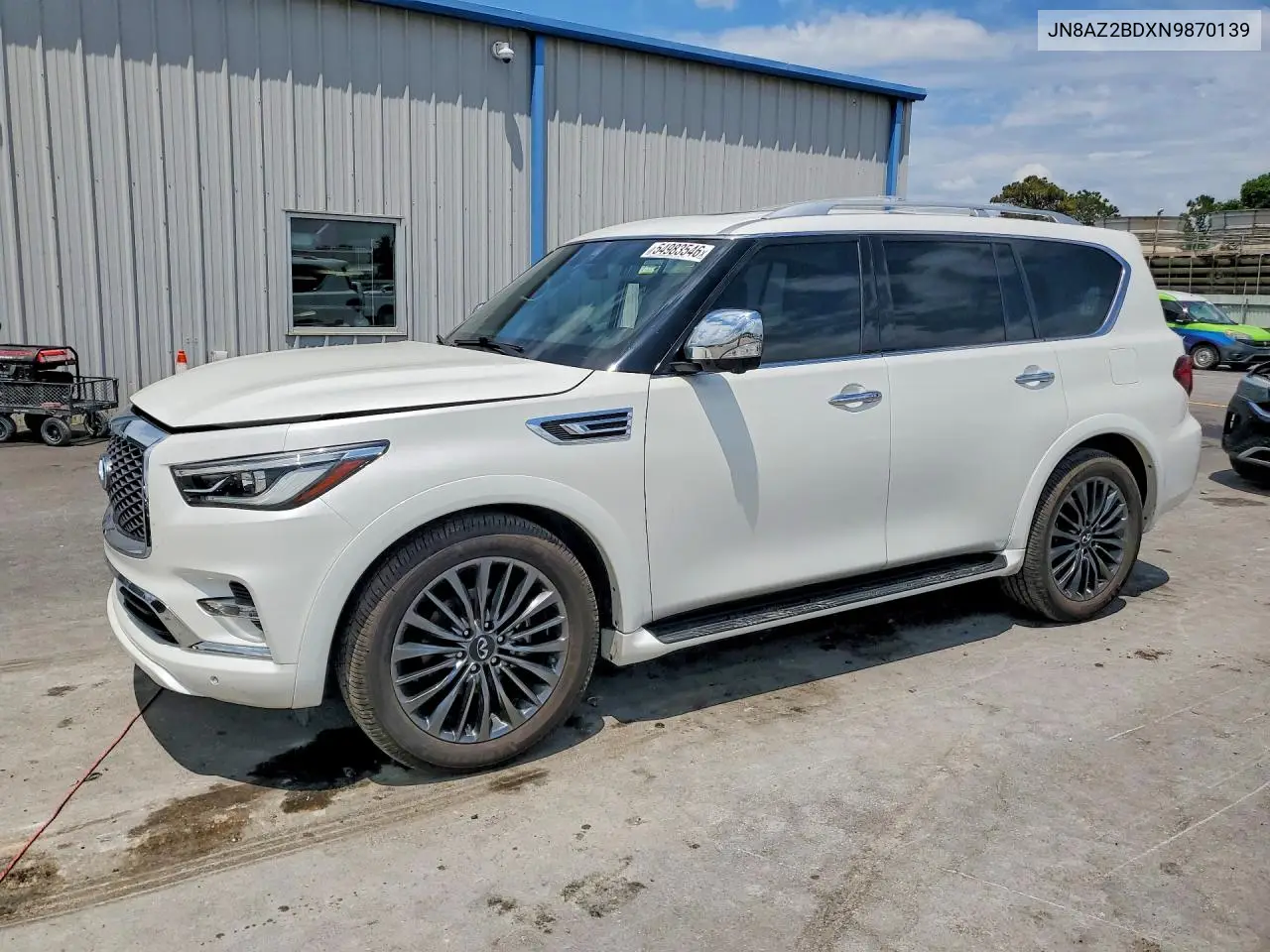 2022 Infiniti Qx80 Sensory VIN: JN8AZ2BDXN9870139 Lot: 54983546