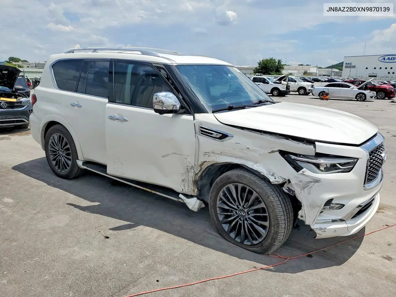 2022 Infiniti Qx80 Sensory VIN: JN8AZ2BDXN9870139 Lot: 54983546
