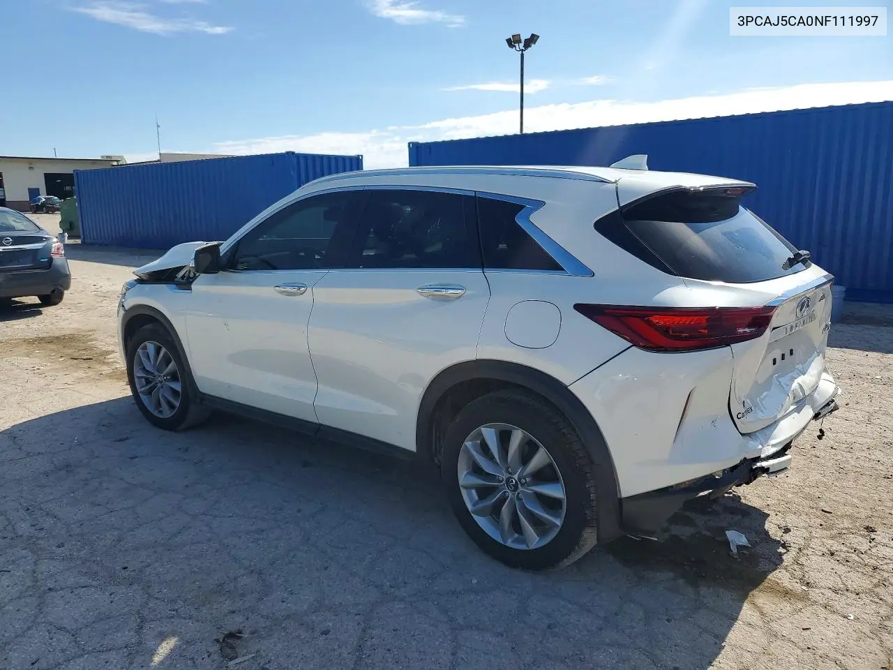 2022 Infiniti Qx50 Essential VIN: 3PCAJ5CA0NF111997 Lot: 55379336