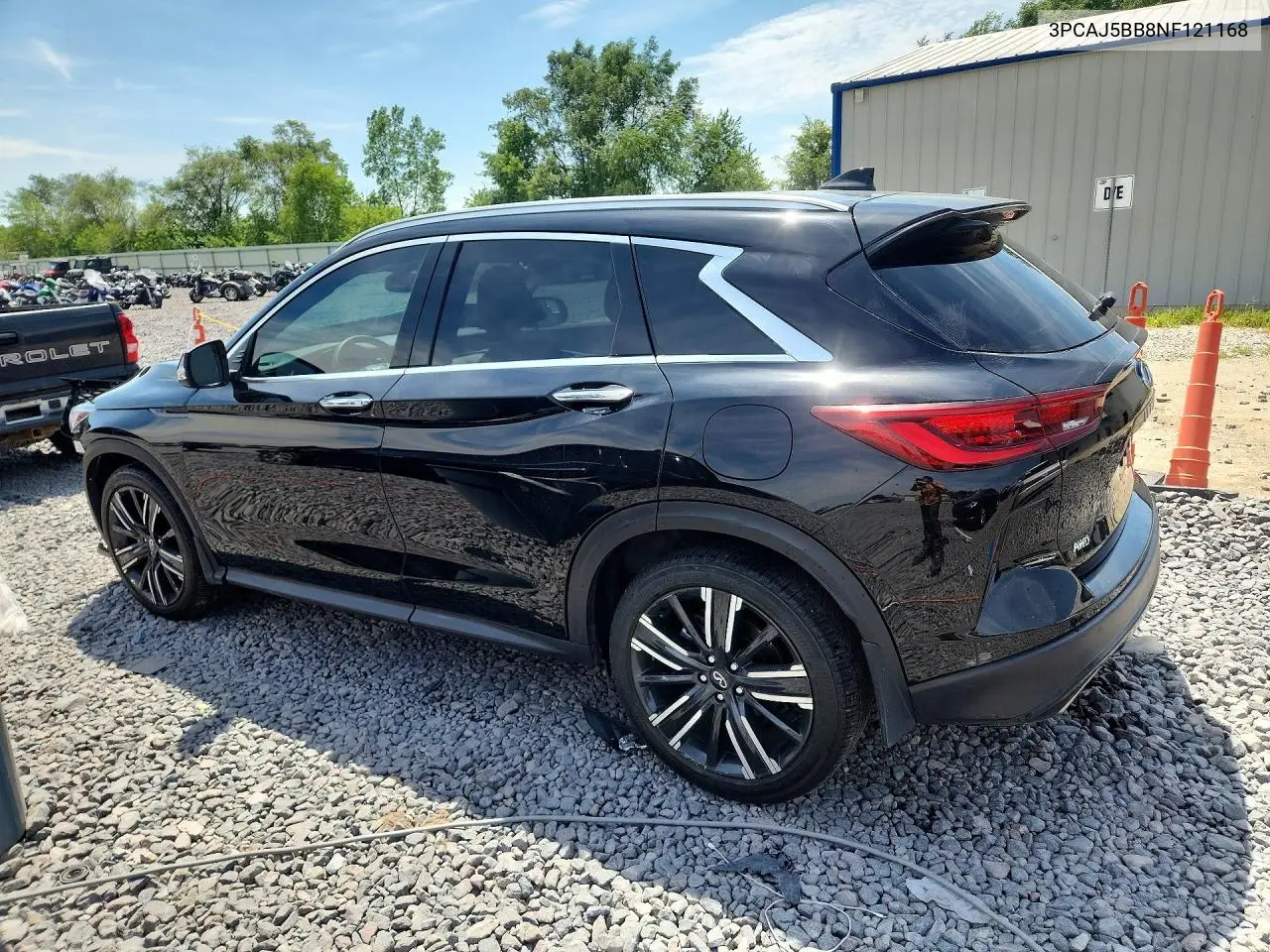 2022 Infiniti Qx50 Luxe VIN: 3PCAJ5BB8NF121168 Lot: 56112666