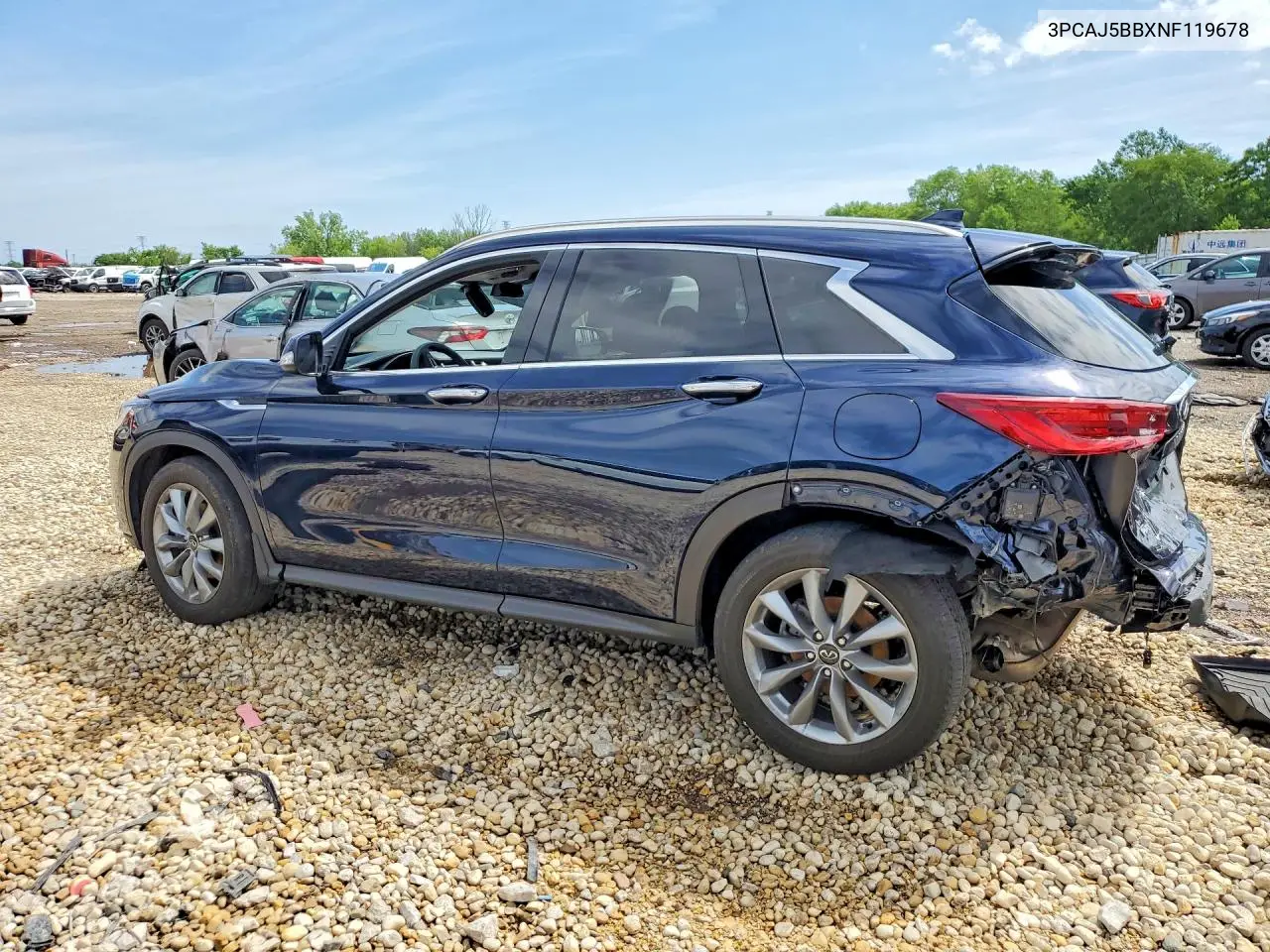 2022 Infiniti Qx50 Luxe VIN: 3PCAJ5BBXNF119678 Lot: 56428336