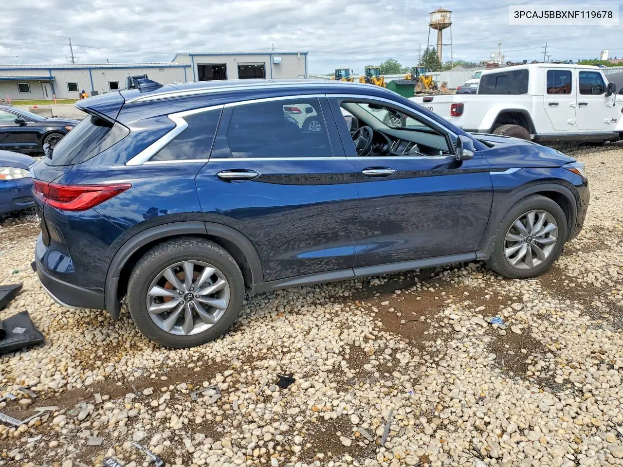 2022 Infiniti Qx50 Luxe VIN: 3PCAJ5BBXNF119678 Lot: 56428336
