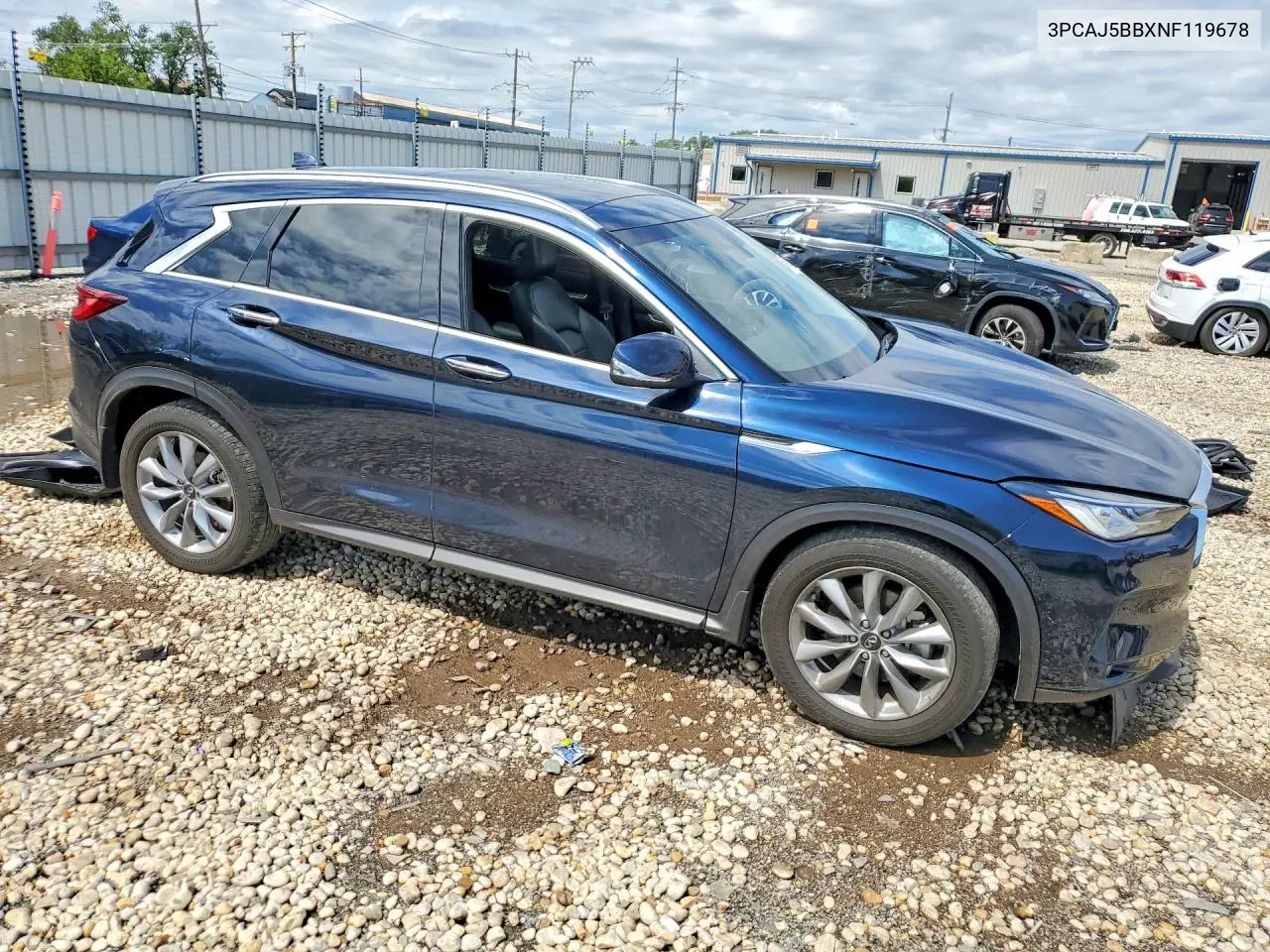 2022 Infiniti Qx50 Luxe VIN: 3PCAJ5BBXNF119678 Lot: 56428336