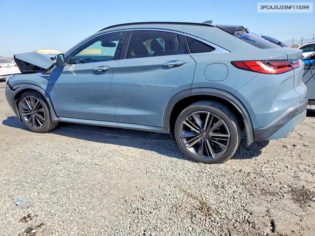 2022 Infiniti Qx55 Luxe VIN: 3PCAJ5J35NF115399 Lot: 57257486