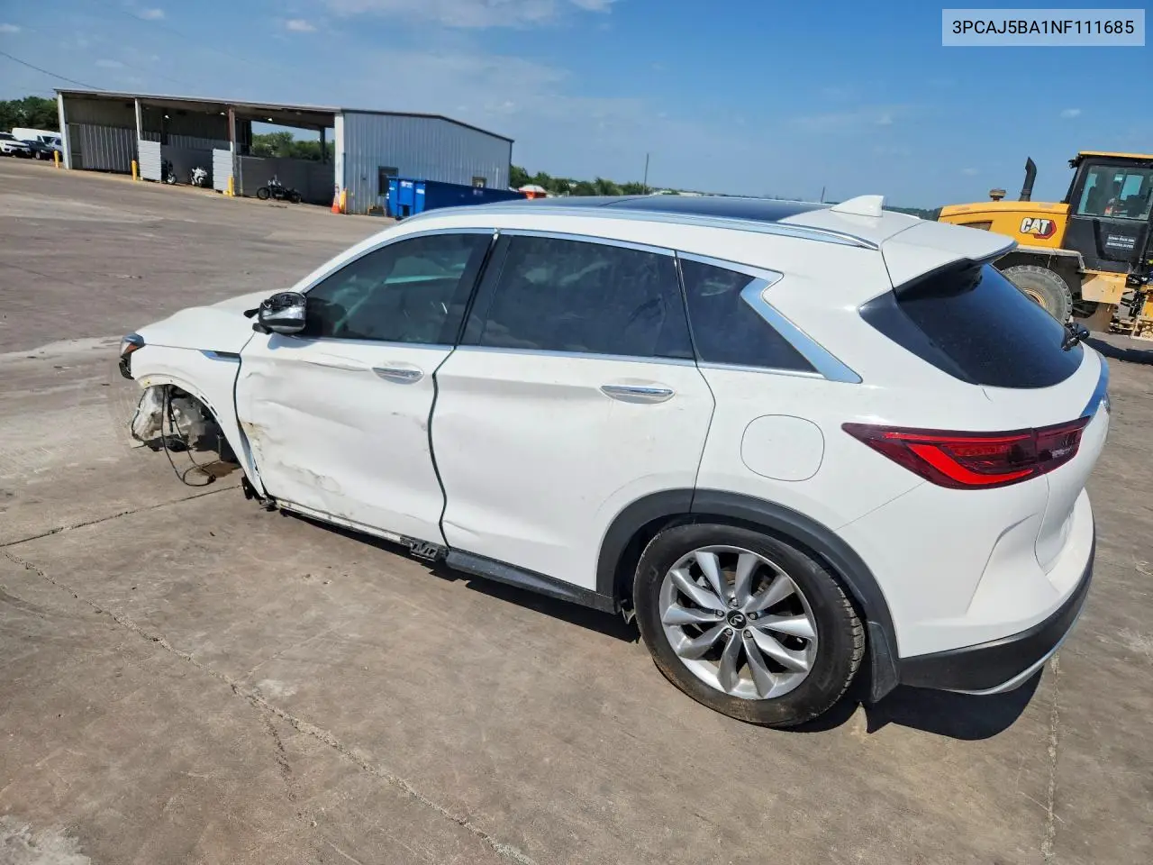 2022 Infiniti Qx50 Luxe VIN: 3PCAJ5BA1NF111685 Lot: 58228856