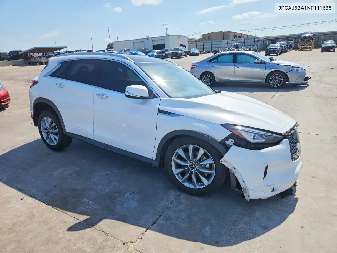 2022 Infiniti Qx50 Luxe VIN: 3PCAJ5BA1NF111685 Lot: 58228856