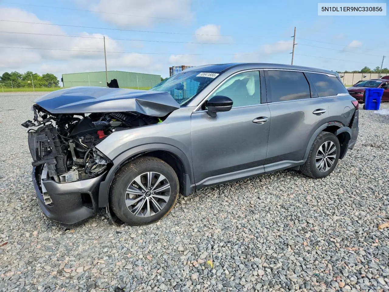 2022 Infiniti Qx60 Pure VIN: 5N1DL1ER9NC330856 Lot: 58941666