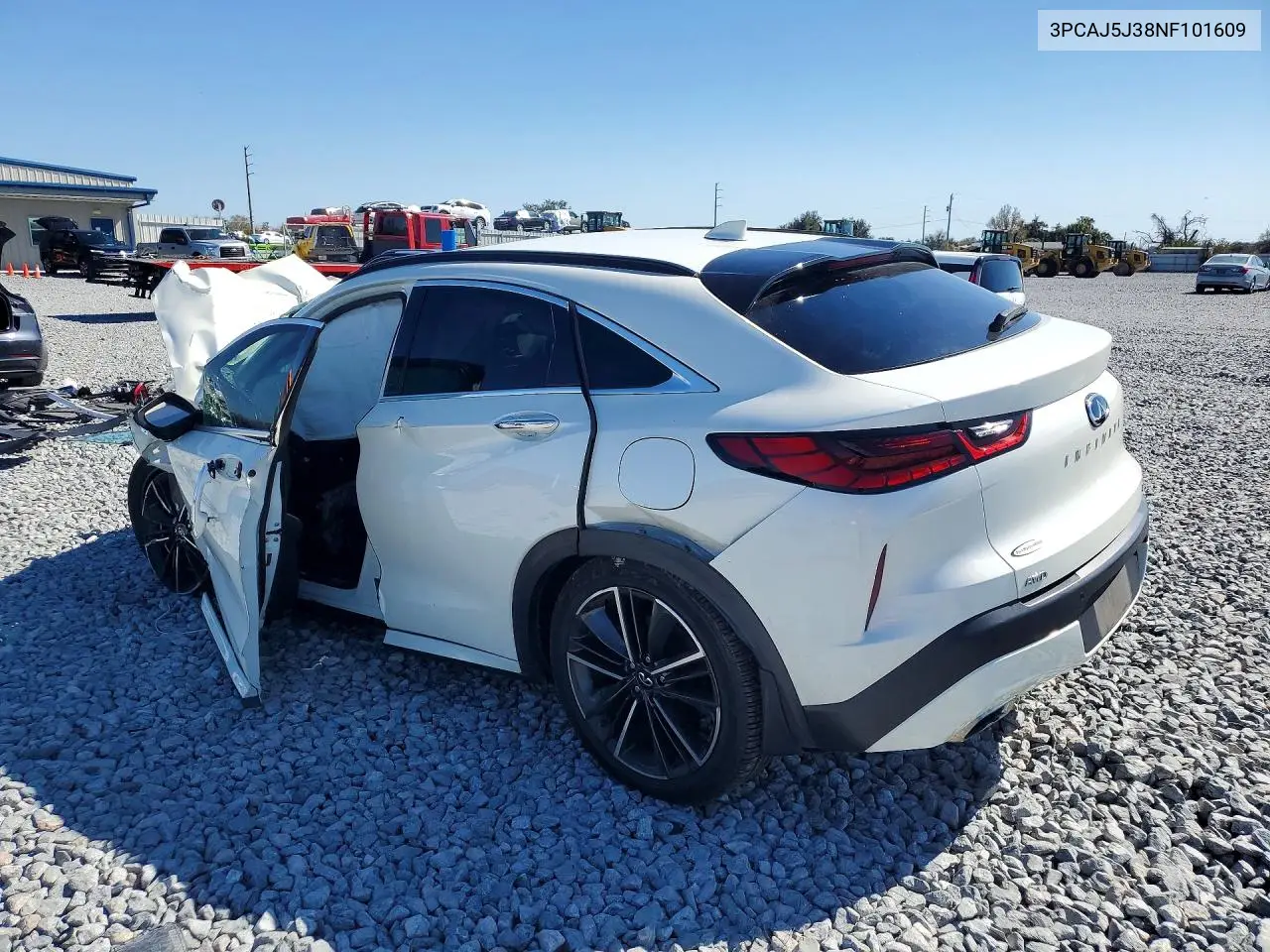 2022 Infiniti Qx55 Luxe VIN: 3PCAJ5J38NF101609 Lot: 76576175