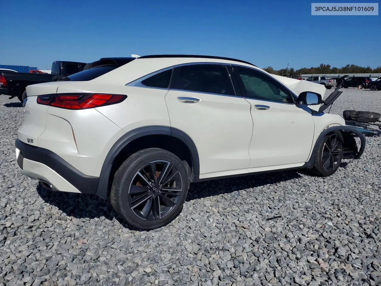 2022 Infiniti Qx55 Luxe VIN: 3PCAJ5J38NF101609 Lot: 76576175