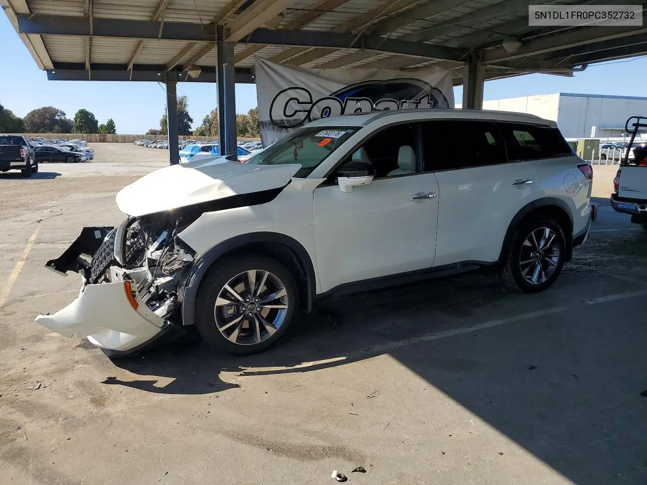 2023 Infiniti Qx60 Luxe VIN: 5N1DL1FR0PC352732 Lot: 57633176