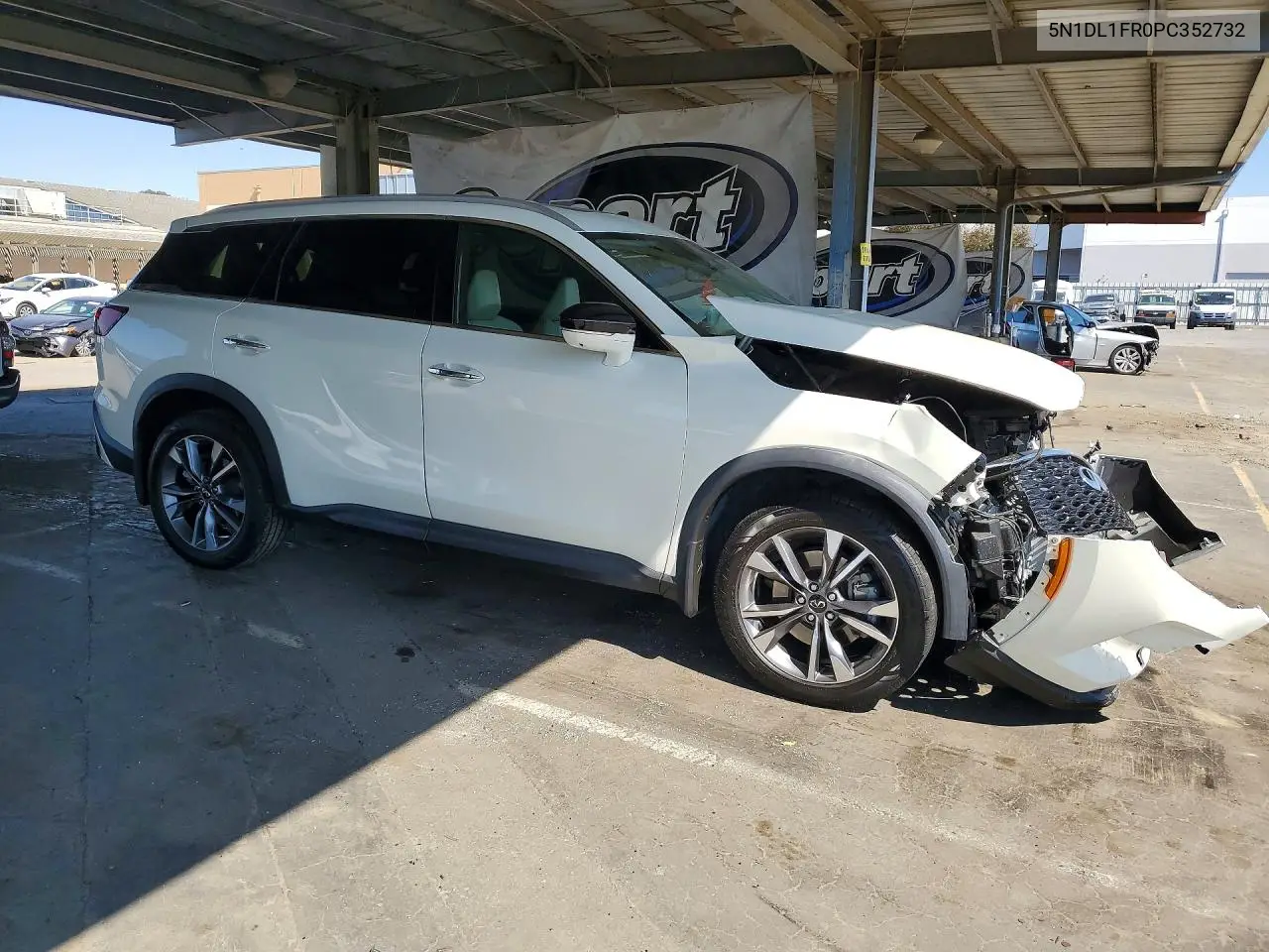 2023 Infiniti Qx60 Luxe VIN: 5N1DL1FR0PC352732 Lot: 57633176
