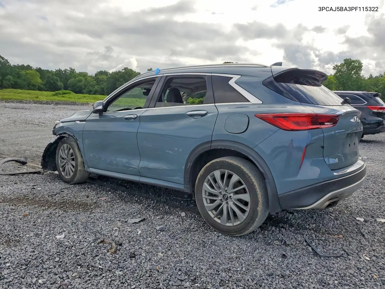 2023 Infiniti Qx50 Luxe VIN: 3PCAJ5BA3PF115322 Lot: 57693286