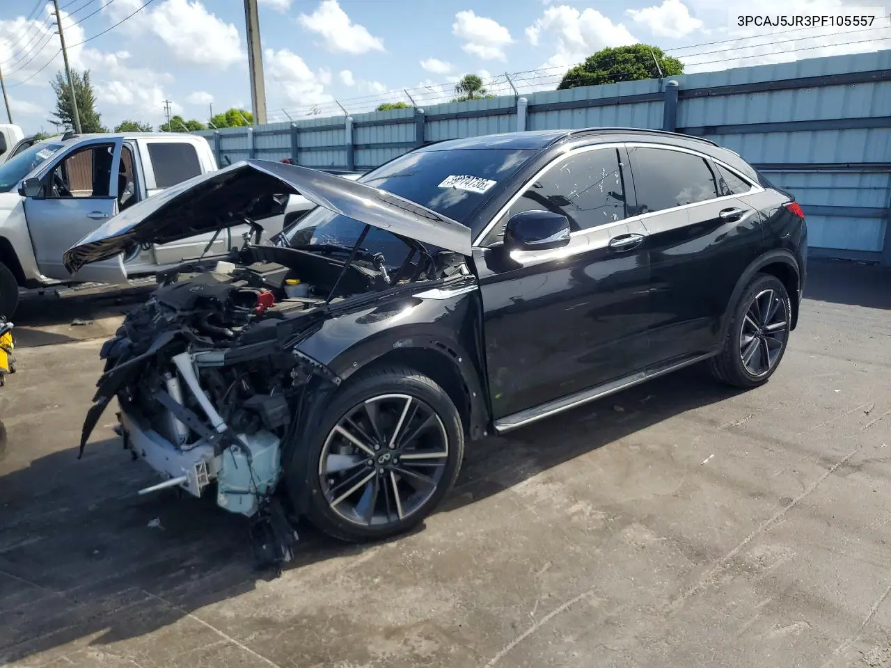 2023 Infiniti Qx55 Luxe VIN: 3PCAJ5JR3PF105557 Lot: 59074736