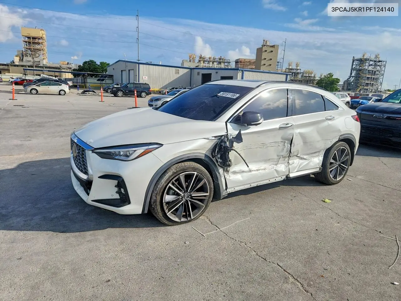 2023 Infiniti Qx55 Essential VIN: 3PCAJ5KR1PF124140 Lot: 59181186