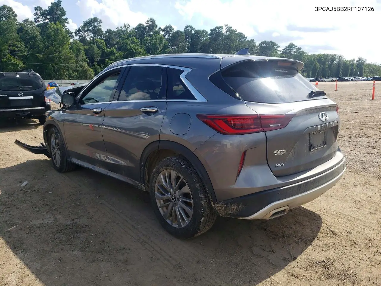 2024 Infiniti Qx50 Luxe VIN: 3PCAJ5BB2RF107126 Lot: 58009826