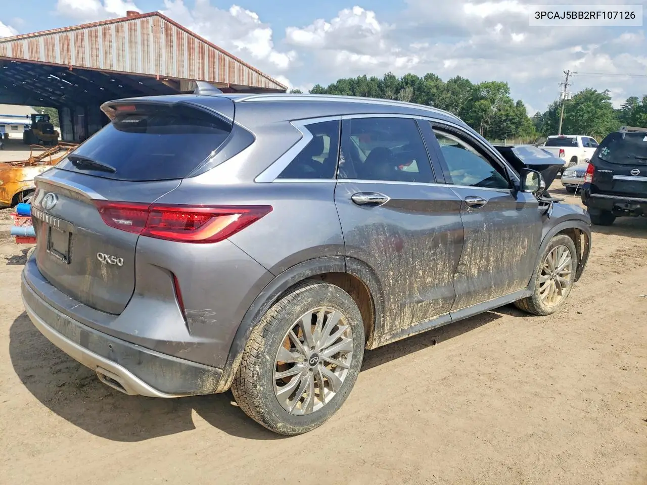 2024 Infiniti Qx50 Luxe VIN: 3PCAJ5BB2RF107126 Lot: 58009826