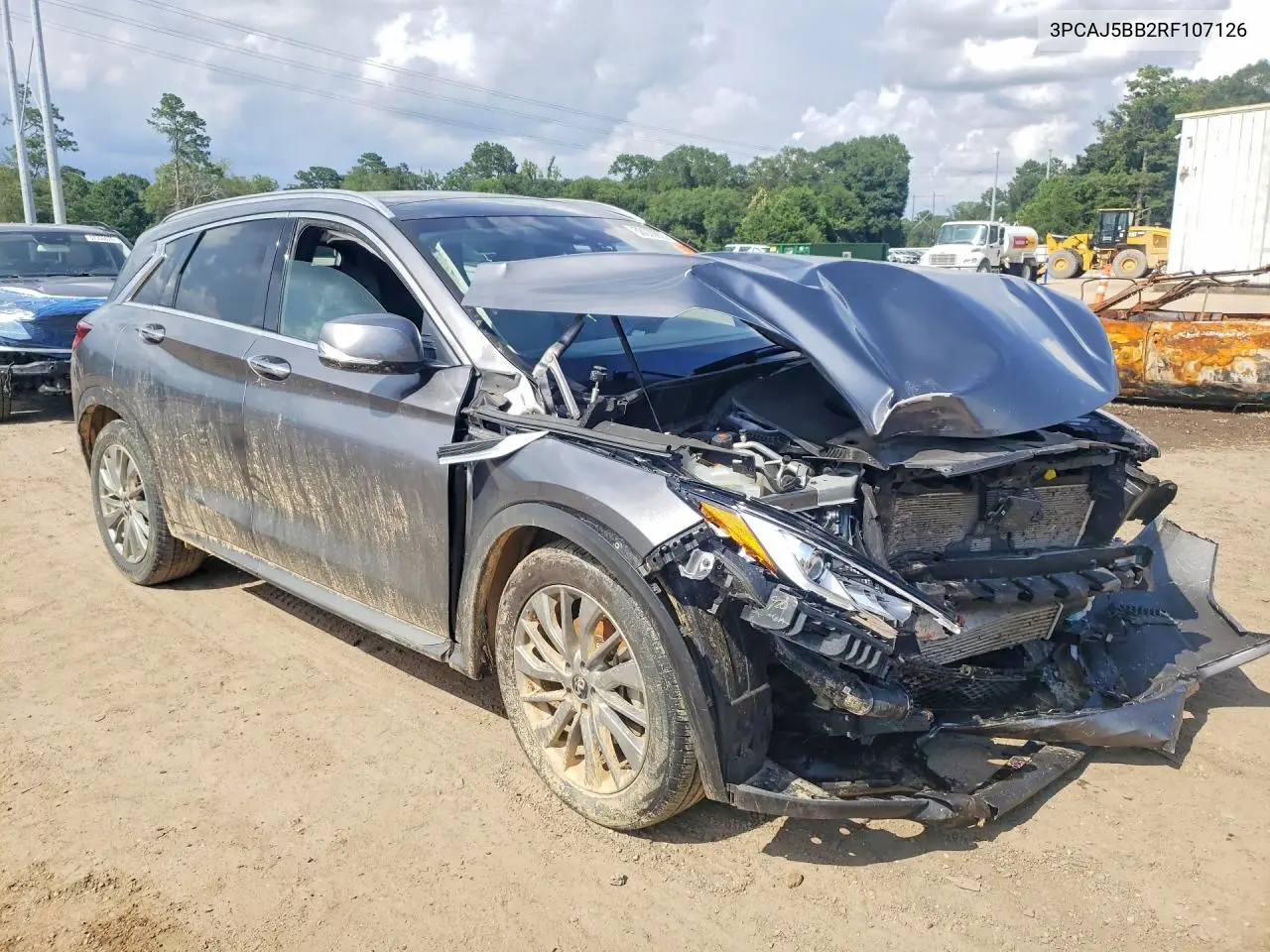 2024 Infiniti Qx50 Luxe VIN: 3PCAJ5BB2RF107126 Lot: 58009826