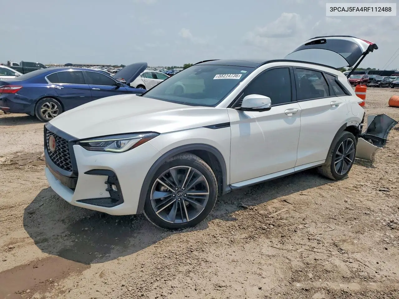 2024 Infiniti Qx50 Sport VIN: 3PCAJ5FA4RF112488 Lot: 58314736