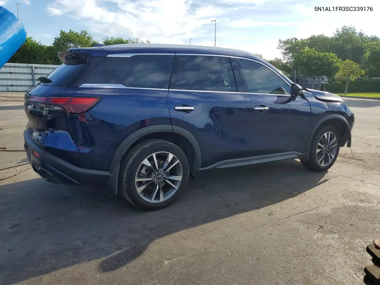 2025 Infiniti Qx60 Luxe VIN: 5N1AL1FR3SC339176 Lot: 56757676