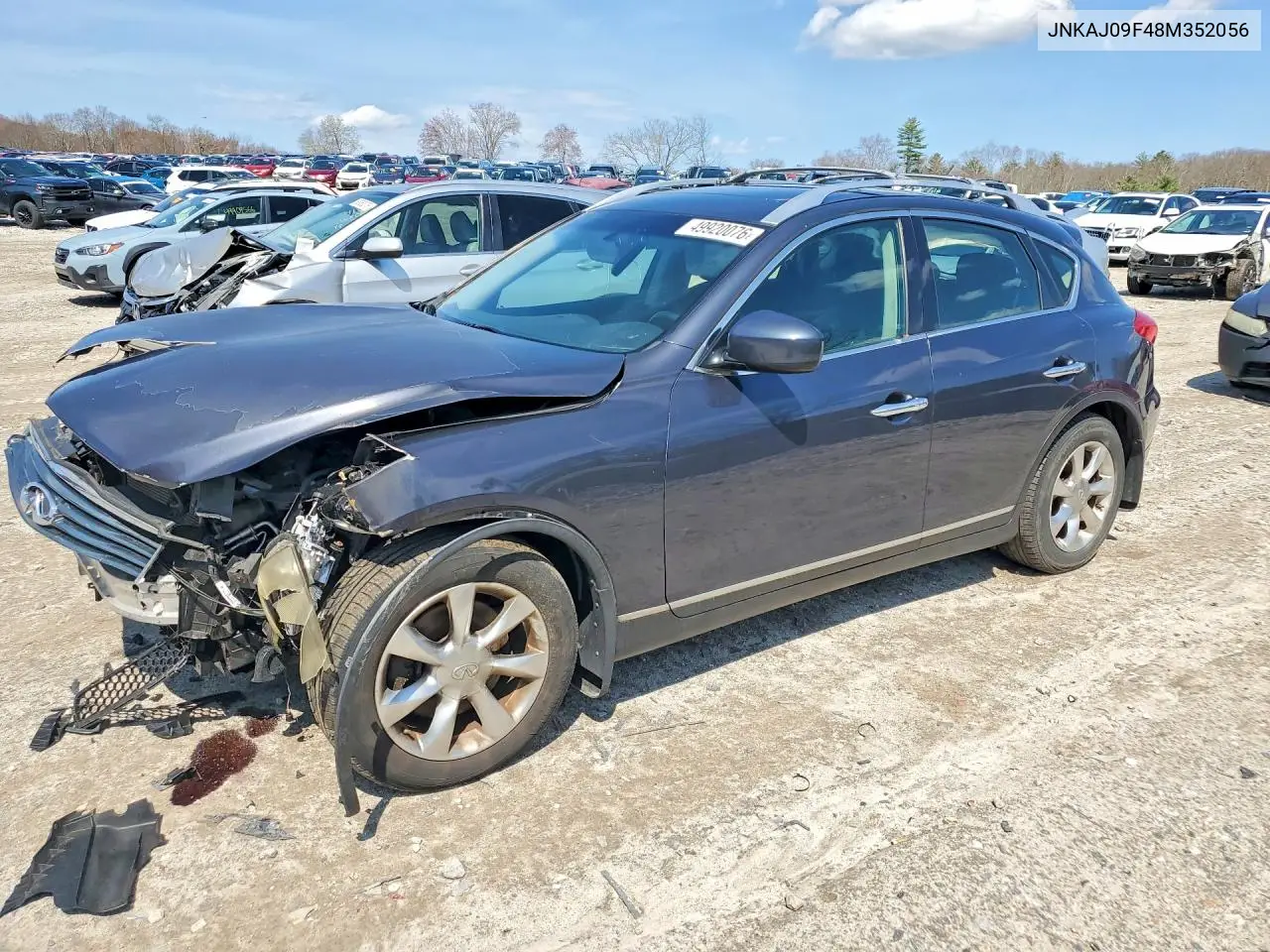 2008 Infiniti Ex35 Base VIN: JNKAJ09F48M352056 Lot: 49920076