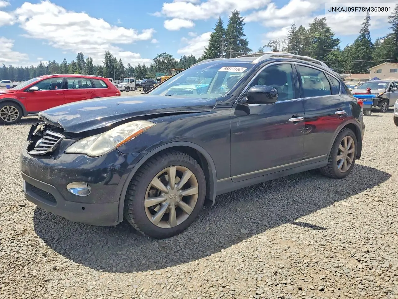 2008 Infiniti Ex35 Base VIN: JNKAJ09F78M360801 Lot: 55811196