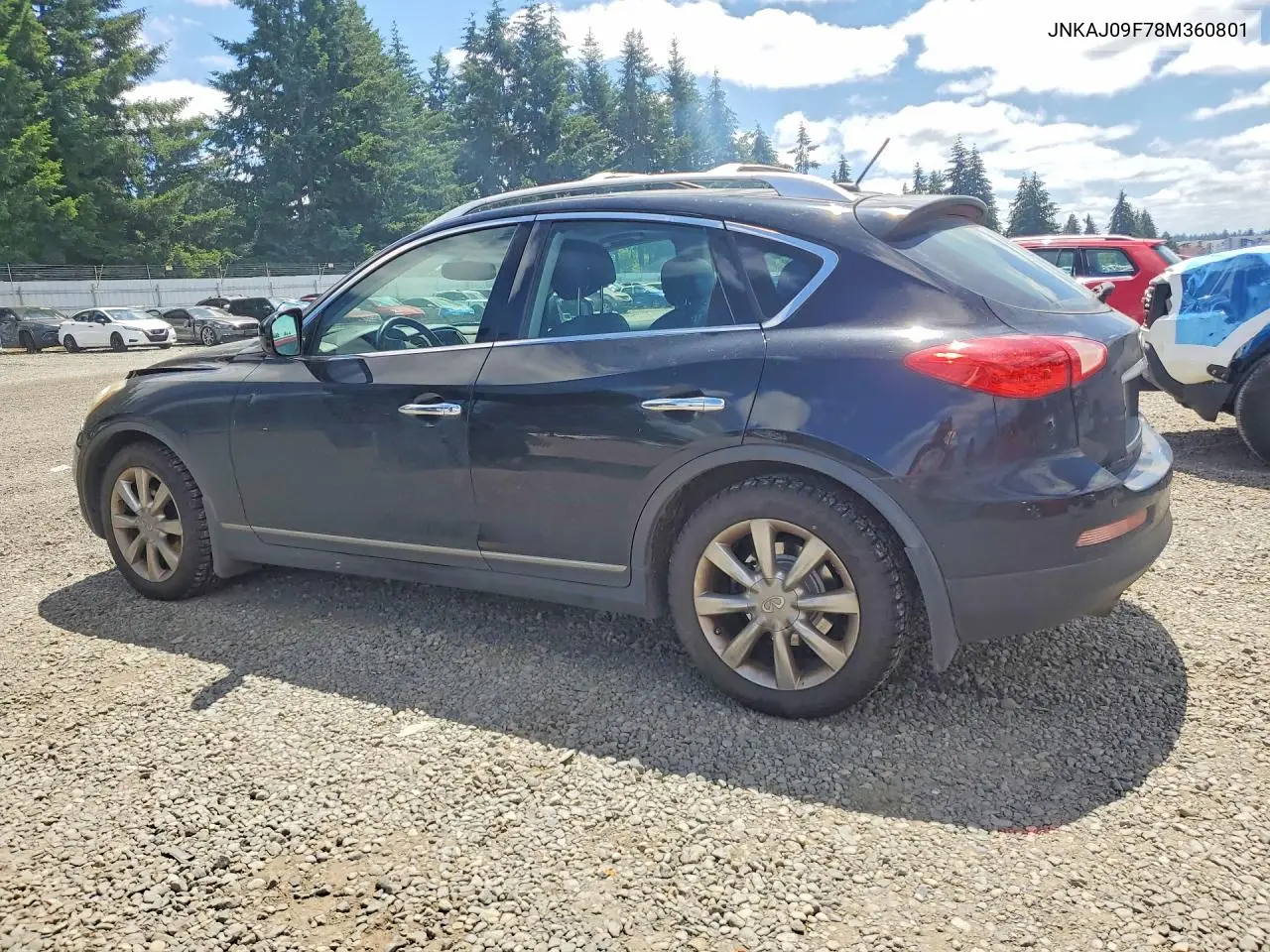2008 Infiniti Ex35 Base VIN: JNKAJ09F78M360801 Lot: 55811196