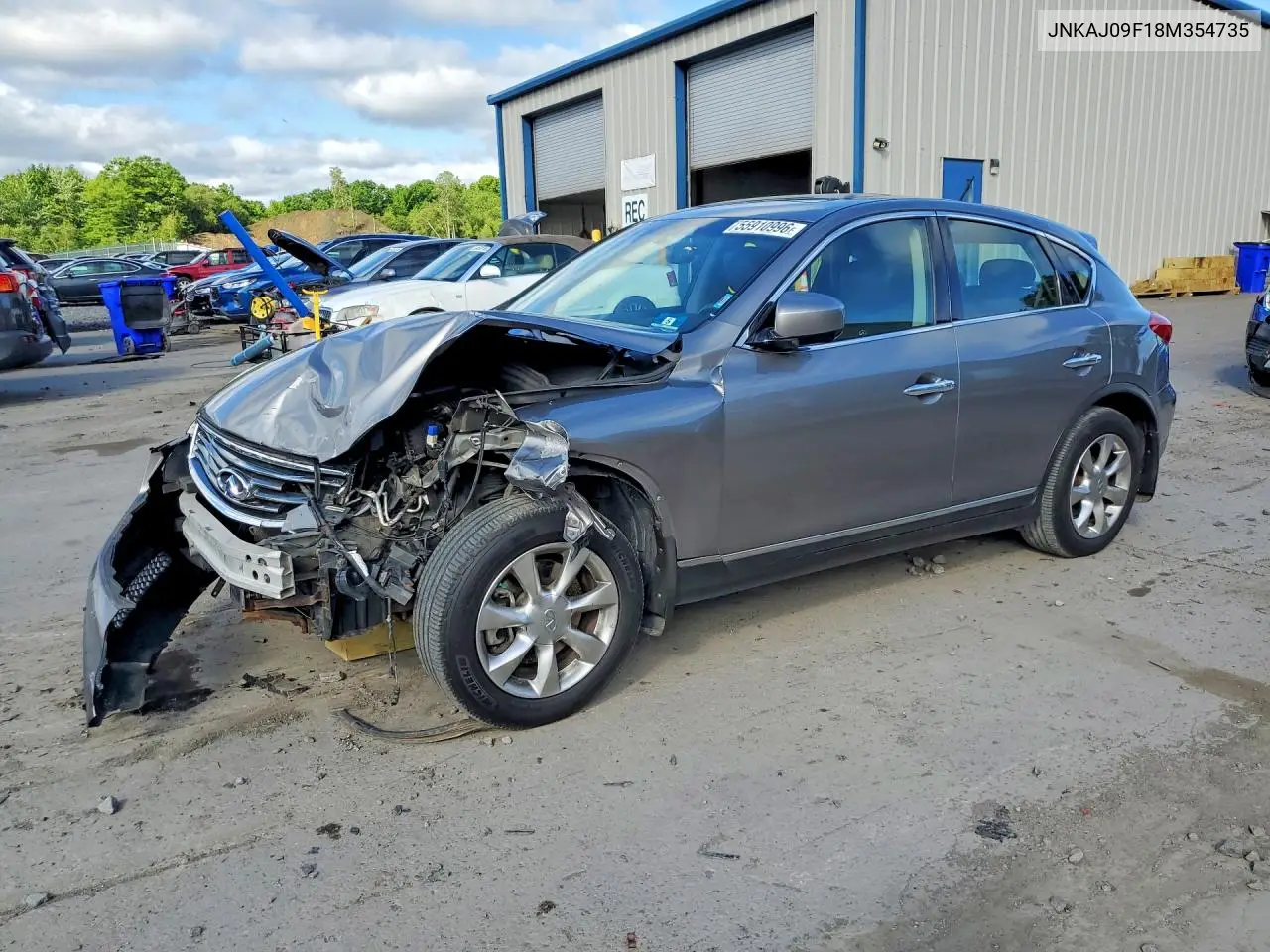 2008 Infiniti Ex35 Base VIN: JNKAJ09F18M354735 Lot: 55910996