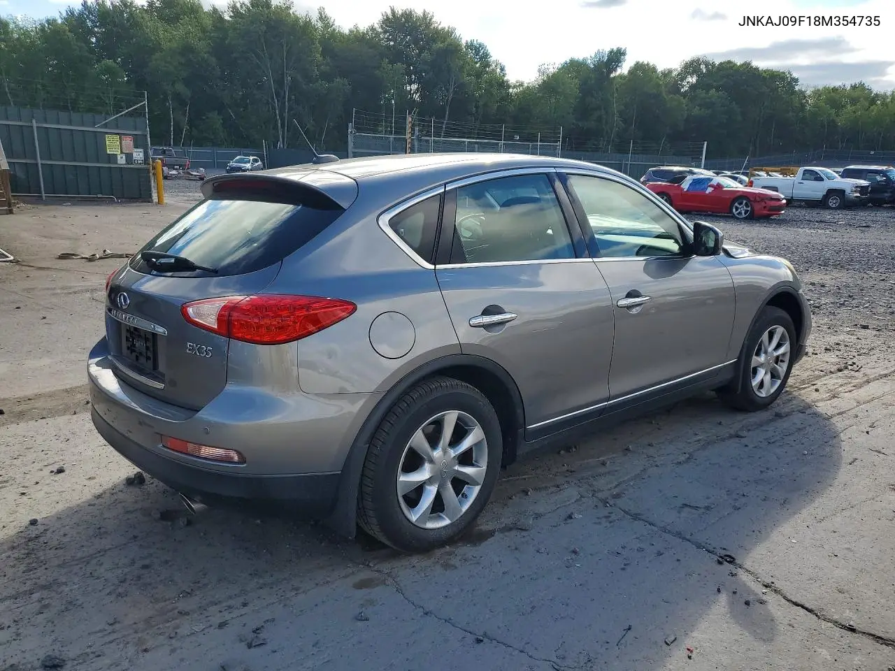 2008 Infiniti Ex35 Base VIN: JNKAJ09F18M354735 Lot: 55910996
