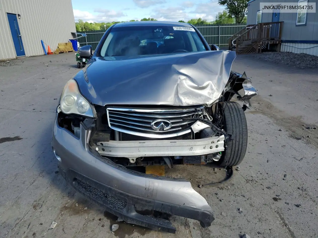 2008 Infiniti Ex35 Base VIN: JNKAJ09F18M354735 Lot: 55910996