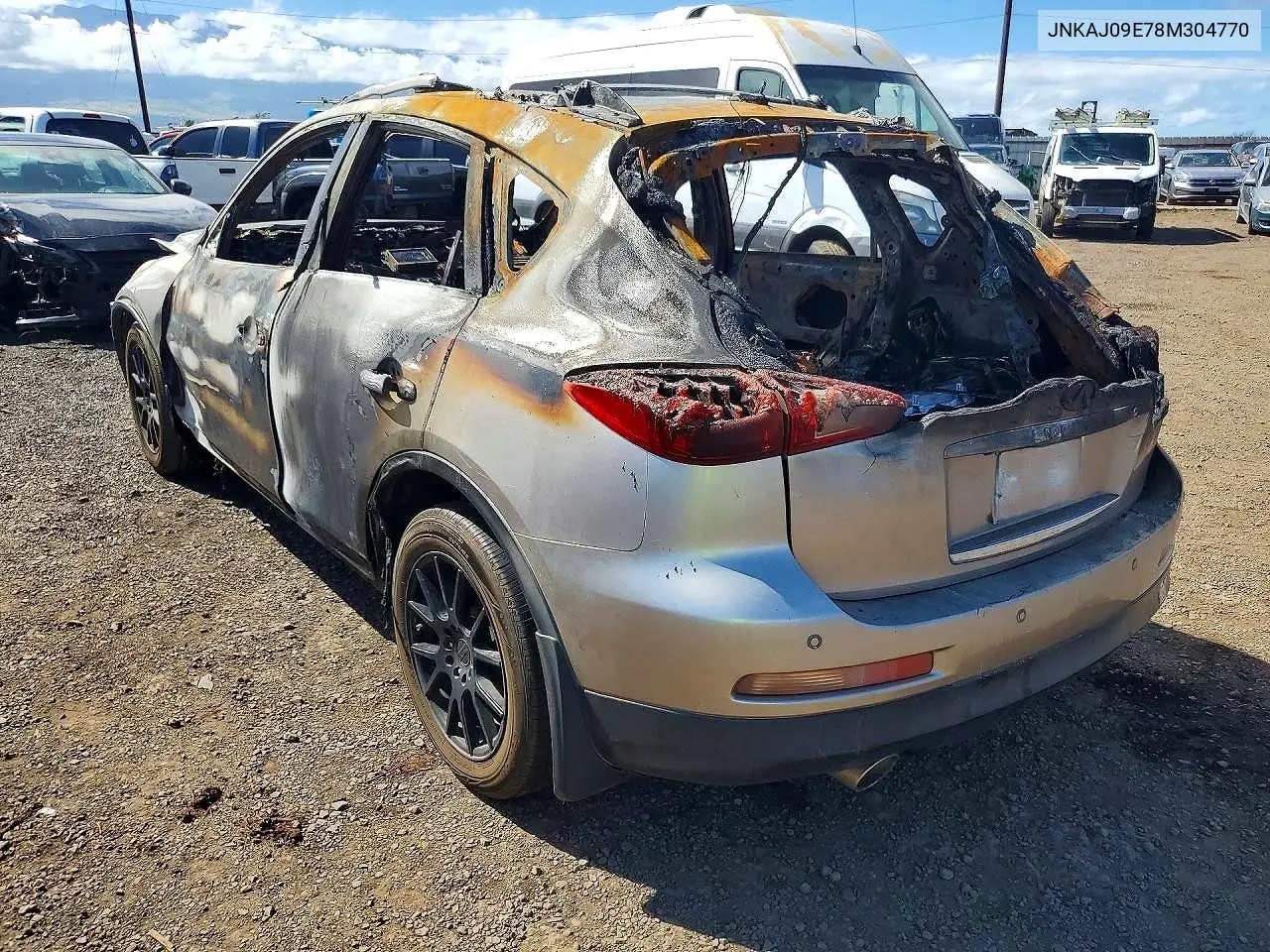 2008 Infiniti Ex35 Base VIN: JNKAJ09E78M304770 Lot: 56336486