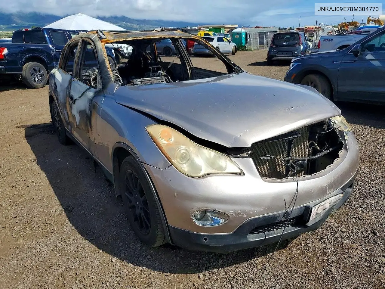 2008 Infiniti Ex35 Base VIN: JNKAJ09E78M304770 Lot: 56336486