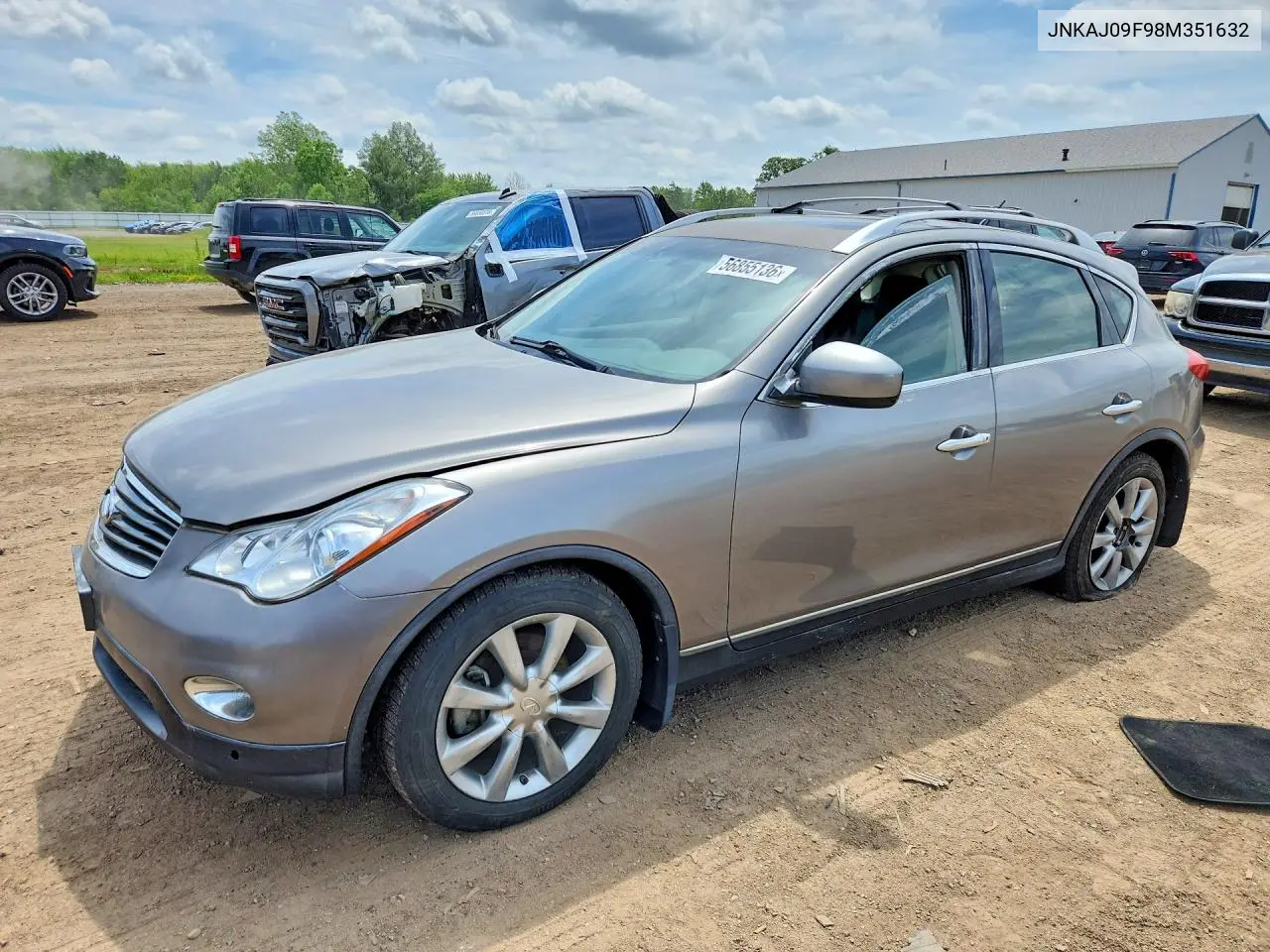2008 Infiniti Ex35 Base VIN: JNKAJ09F98M351632 Lot: 56855136