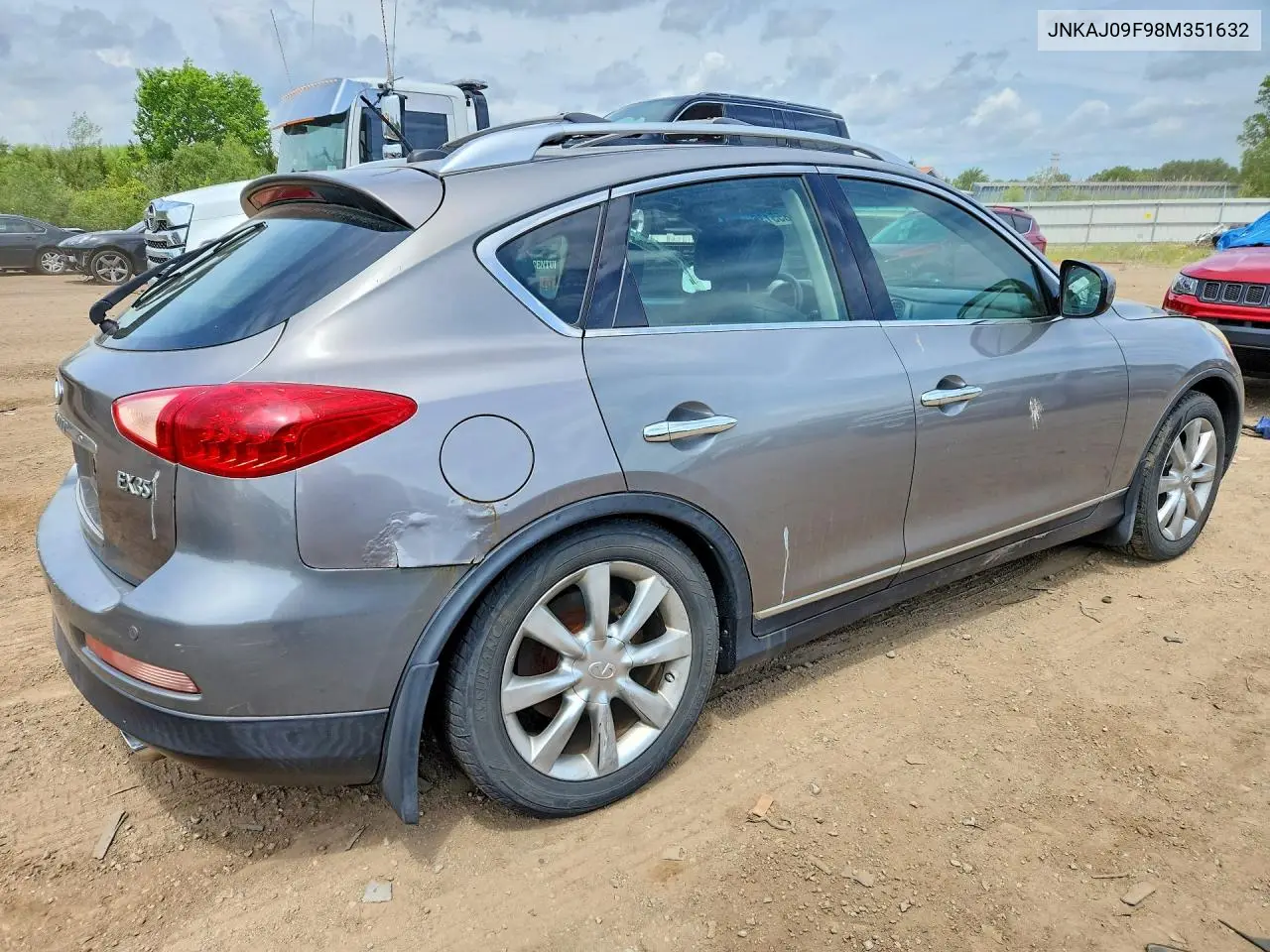 2008 Infiniti Ex35 Base VIN: JNKAJ09F98M351632 Lot: 56855136