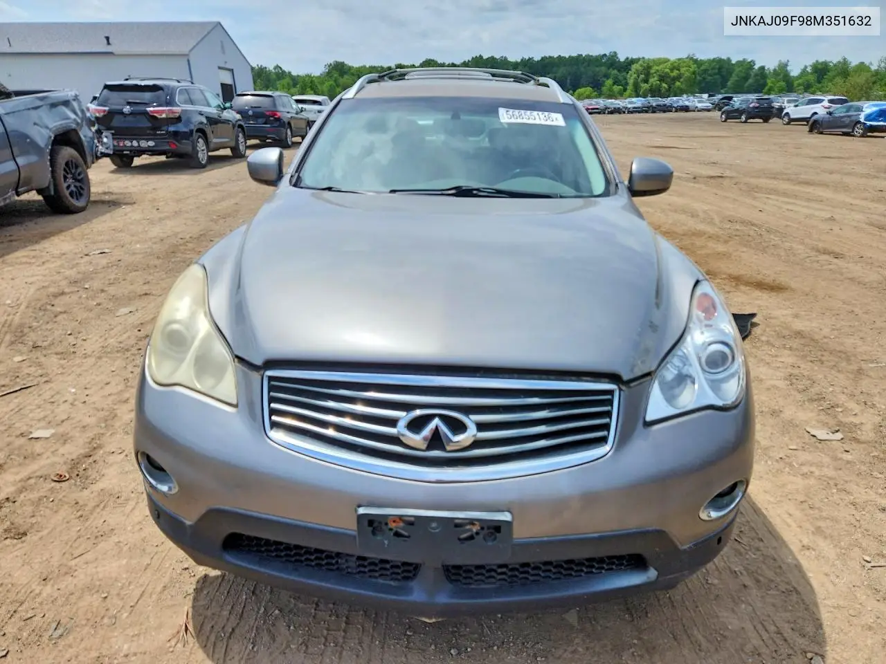 2008 Infiniti Ex35 Base VIN: JNKAJ09F98M351632 Lot: 56855136