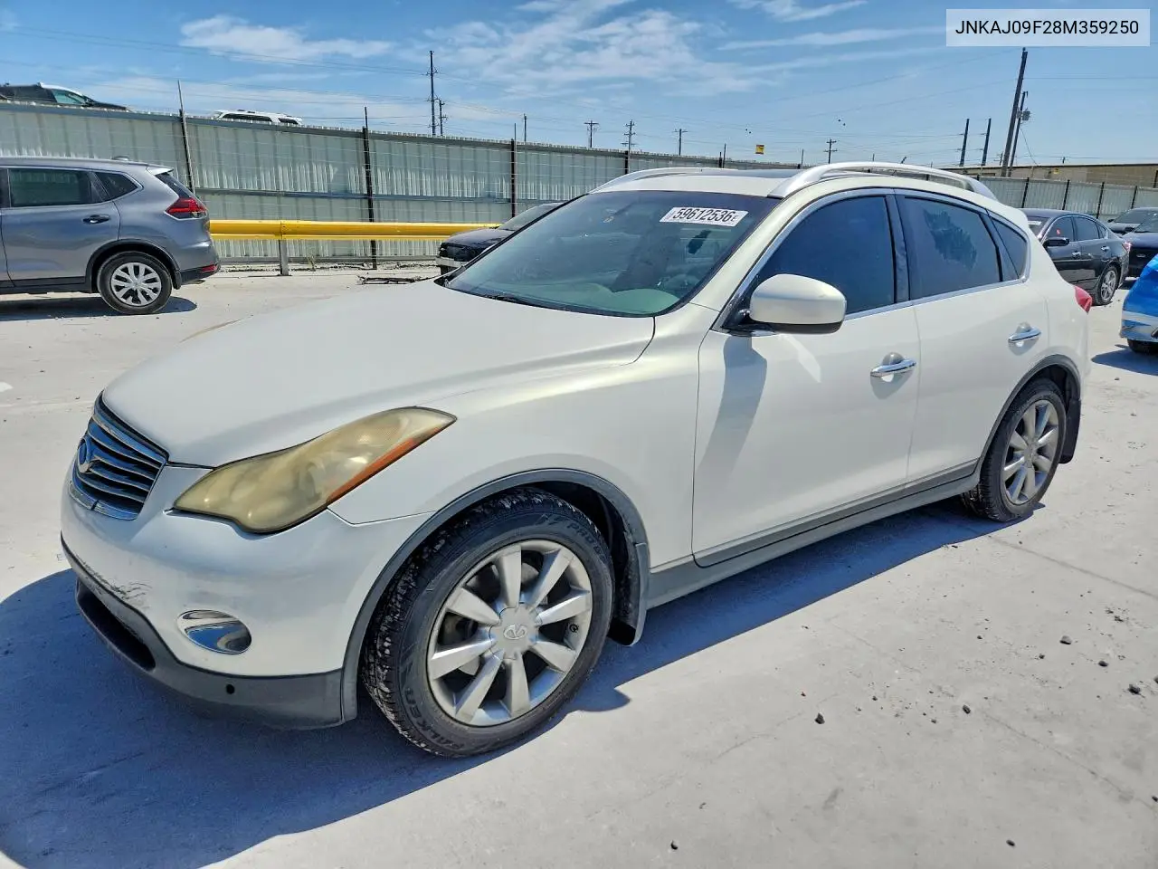 2008 Infiniti Ex35 Base VIN: JNKAJ09F28M359250 Lot: 59612536