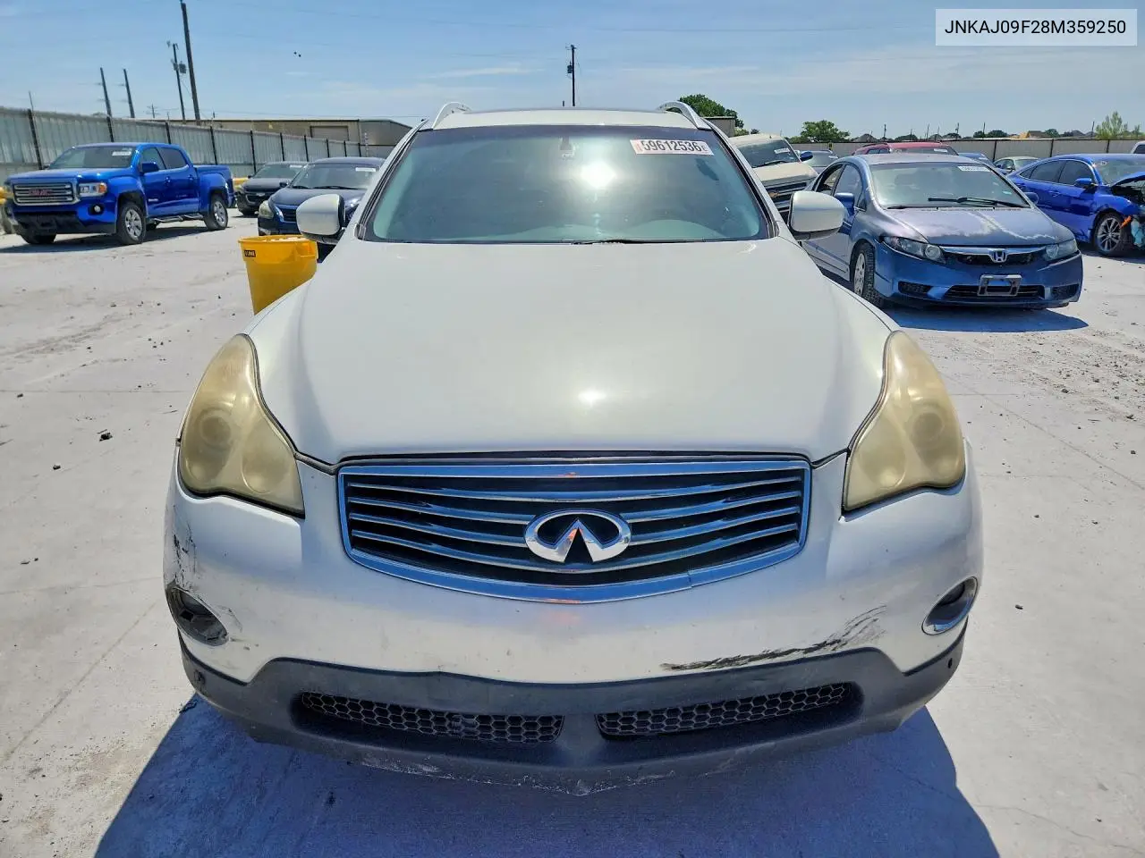 2008 Infiniti Ex35 Base VIN: JNKAJ09F28M359250 Lot: 59612536