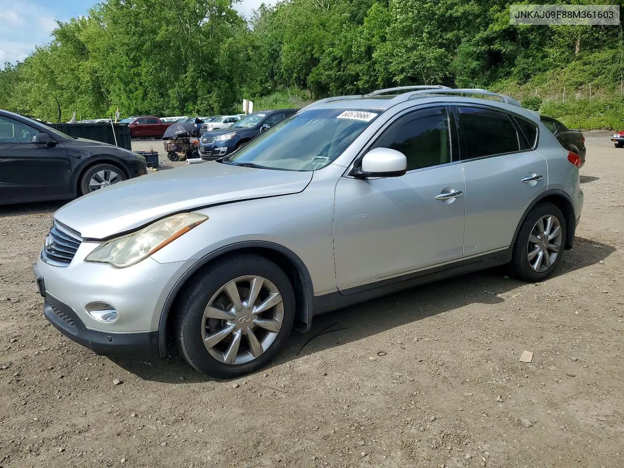 2008 Infiniti Ex35 Base VIN: JNKAJ09F88M361603 Lot: 60578666