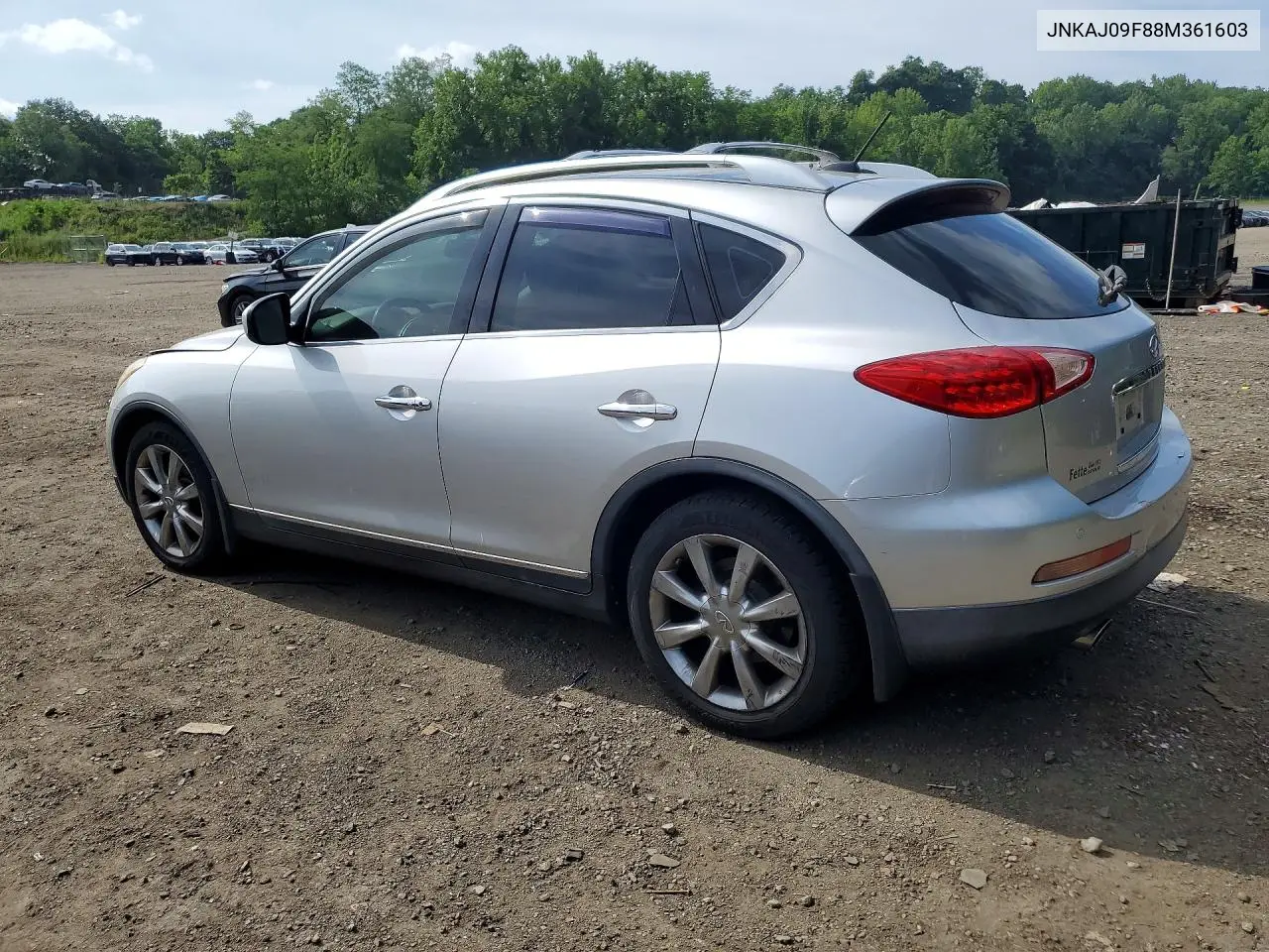 2008 Infiniti Ex35 Base VIN: JNKAJ09F88M361603 Lot: 60578666