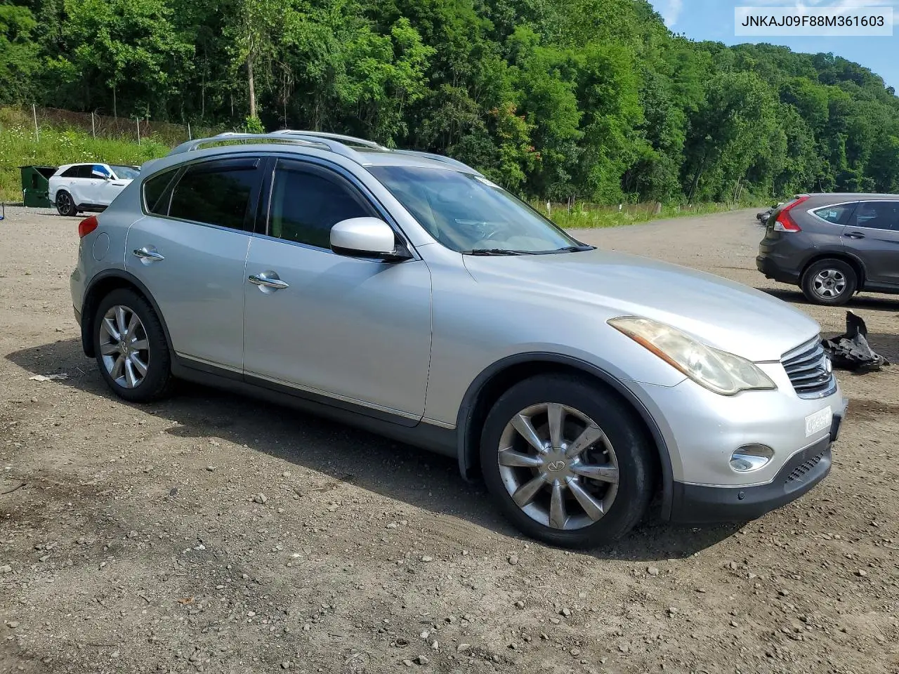 2008 Infiniti Ex35 Base VIN: JNKAJ09F88M361603 Lot: 60578666