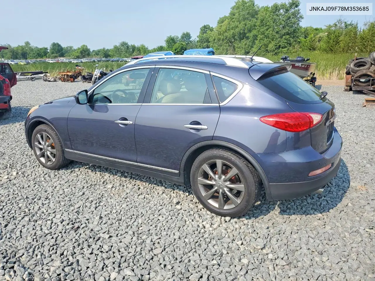 2008 Infiniti Ex35 Base/Journey VIN: JNKAJ09F78M353685 Lot: 60975906