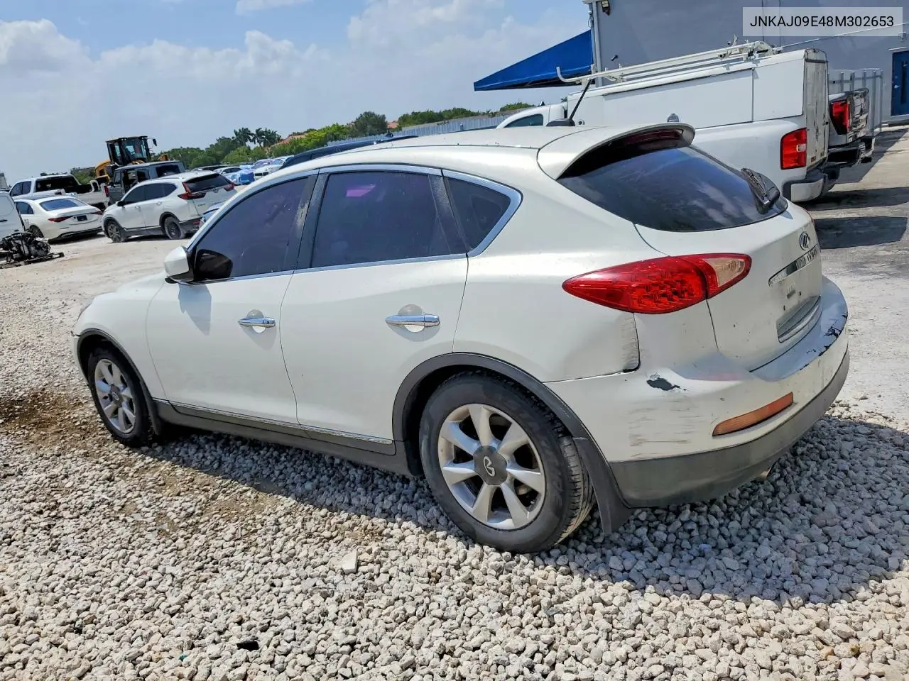 2008 Infiniti Ex35 Base VIN: JNKAJ09E48M302653 Lot: 61480286