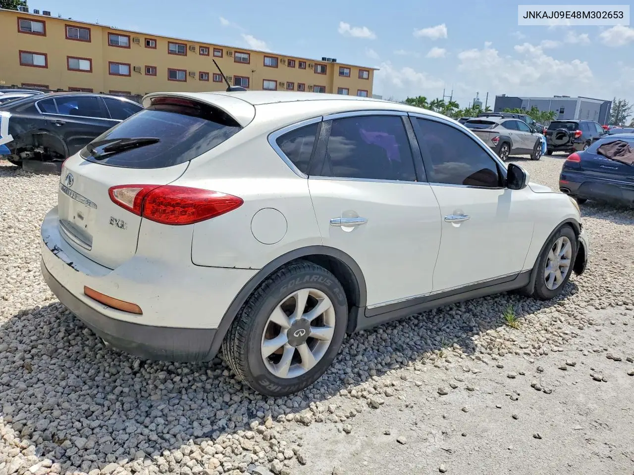 2008 Infiniti Ex35 Base VIN: JNKAJ09E48M302653 Lot: 61480286