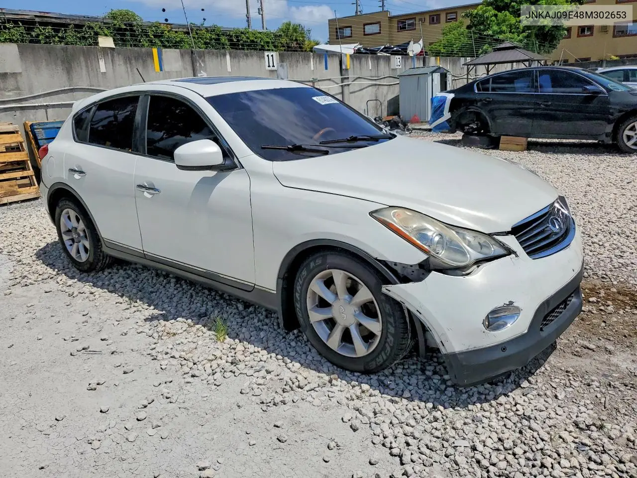 2008 Infiniti Ex35 Base VIN: JNKAJ09E48M302653 Lot: 61480286