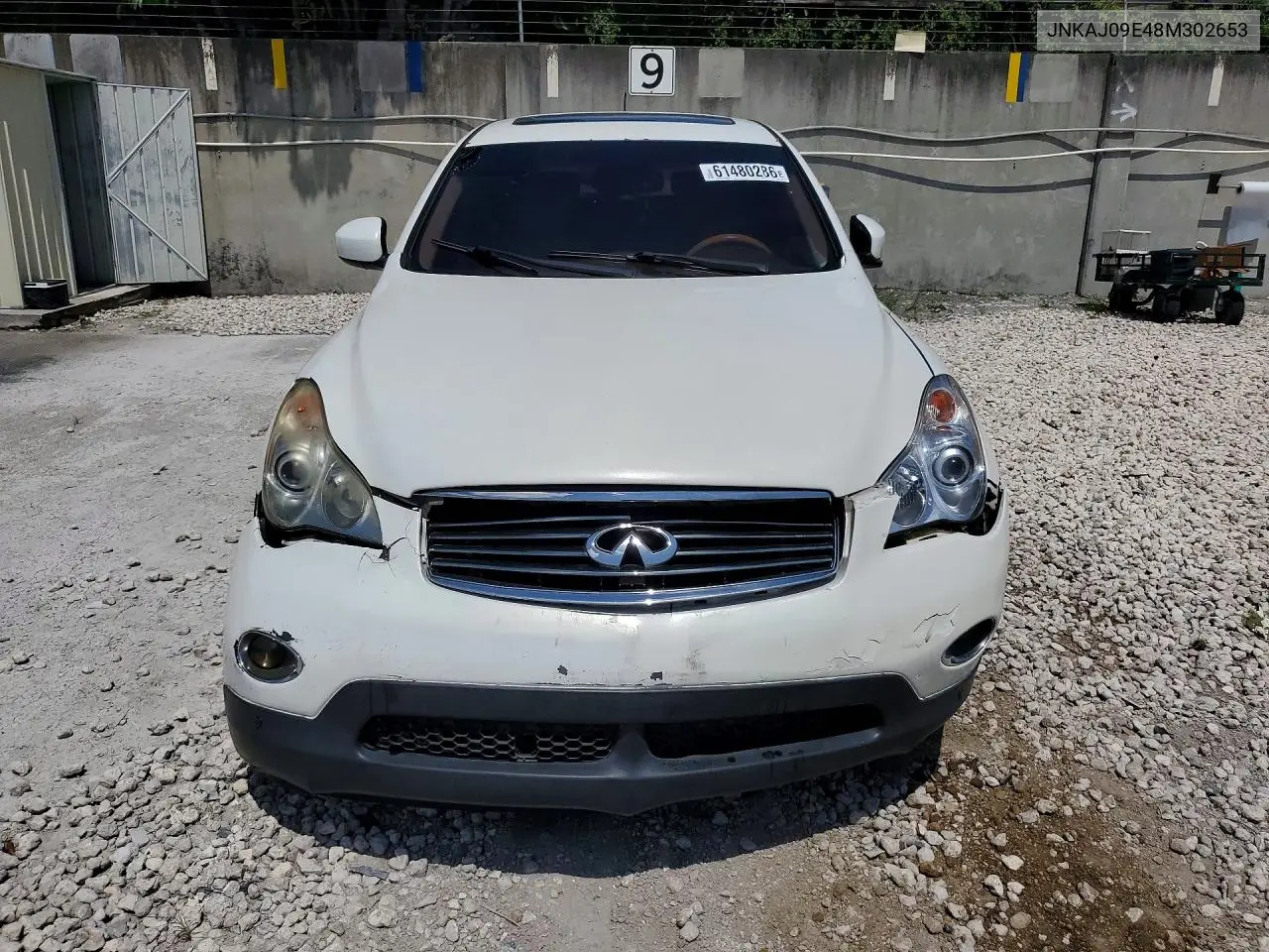 2008 Infiniti Ex35 Base VIN: JNKAJ09E48M302653 Lot: 61480286