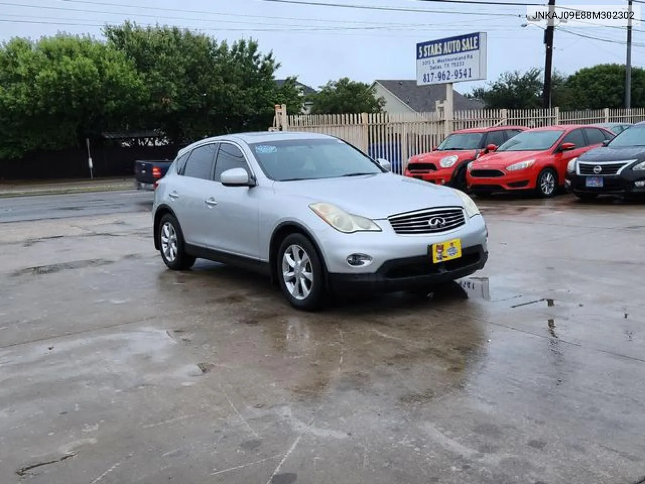 2008 Infiniti Ex35 Base VIN: JNKAJ09E88M302302 Lot: 65127992