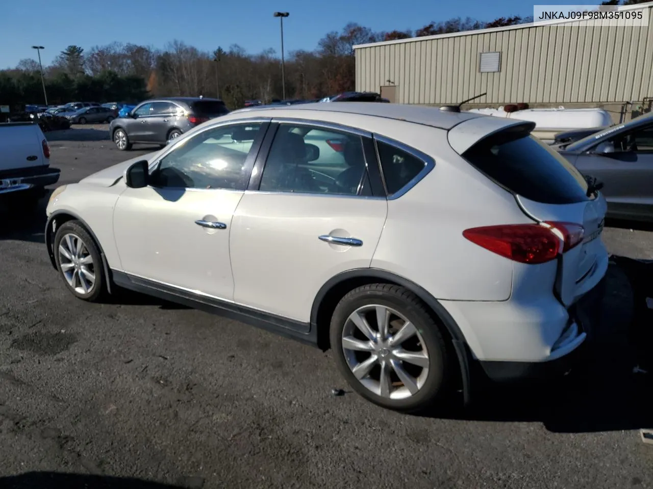 2008 Infiniti Ex35 Base VIN: JNKAJ09F98M351095 Lot: 78605384