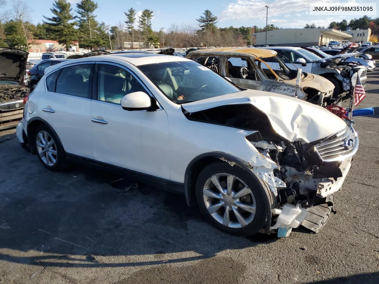 2008 Infiniti Ex35 Base VIN: JNKAJ09F98M351095 Lot: 78605384
